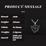 Кулон Сойка Пересмішниця - Голодні ігри (сталь), фото 2