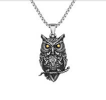 Кулон священної Сови (сталь)