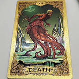 Карти Таро Культ Ктулху Пластик Преміум золото, фото 3