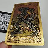 Карти Таро Культ Ктулху Пластик Преміум золото, фото 4