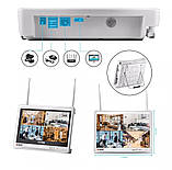 Комплект IP камер BESDER 8 камери Wi-Fi 2MP LCD екран 12" CCTV  MODEL:  6003MW-JAT8CH wifi, фото 3