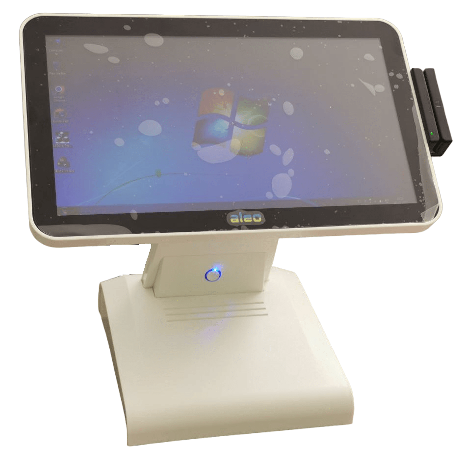 POS - термінал ALEO AL-Q3 15,6" 4Gb/120Gb, с MSR, білий