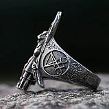 Кулон Храму Сатани-Благословення. сталь, фото 5