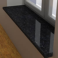 Підвіконня із Лабрадориту 1000×300×20 – чорного кольору