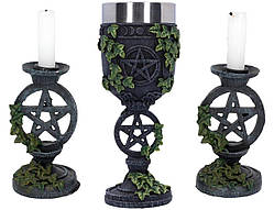 Підсвічники Стародавня пентаграма (Nemesis Now) бронза