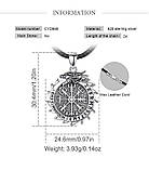 Кулон Дракон Уроборос+вегвізир (срібло), фото 3
