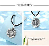 Кулон Дракон Уроборос+вегвізир (срібло), фото 4