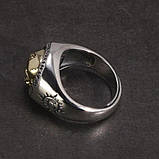 Каблучка перстень з черепом і Девізом (срібло), фото 3
