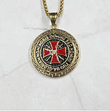 Кулон Тамплієра 2 варіанти (сталь), фото 2