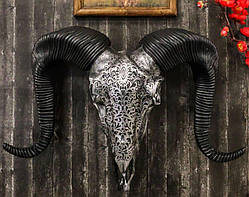 Череп Барана -чорно срібний- (Nemesis Now )