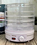 Сушарка для овочів і фруктів Rainberg Німеччина на 1200 Вт /Дегідратор професійний КОД YU 569, фото 8