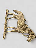 Ключниця настінна "Кінь" бронза, фото 2