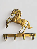 Ключница настенная "Лошадь" бронза