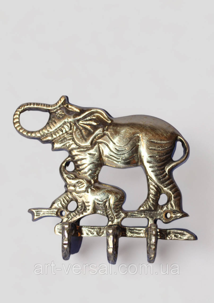 Ключница "Слон" из бронзы - фото 1 - id-p190828608