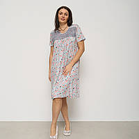 Нічна сорочка віскоза з мереживом Розміри 4XL