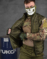 Тактическая мембранная жилетка на Primaloft олива Жилетка мужская для военных хаки