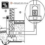 Цокольний дефлектор провітрювач підвальних приміщень, повітря в камін, ROSS - 125/135, фото 4