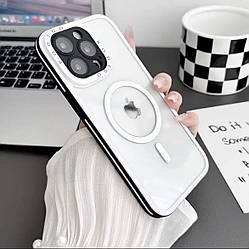 Чохол для Iphone 15 Pro MagSafe з підтримкою бездротовоЇ зарядки, чорний