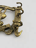 Ключниця на стіну "Підкова з Кіньми" бронзова, фото 2