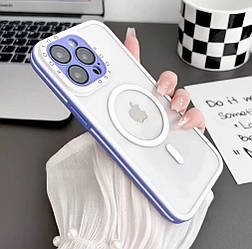 Чохол для Iphone 15 MagSafe кільце-магніт, violet