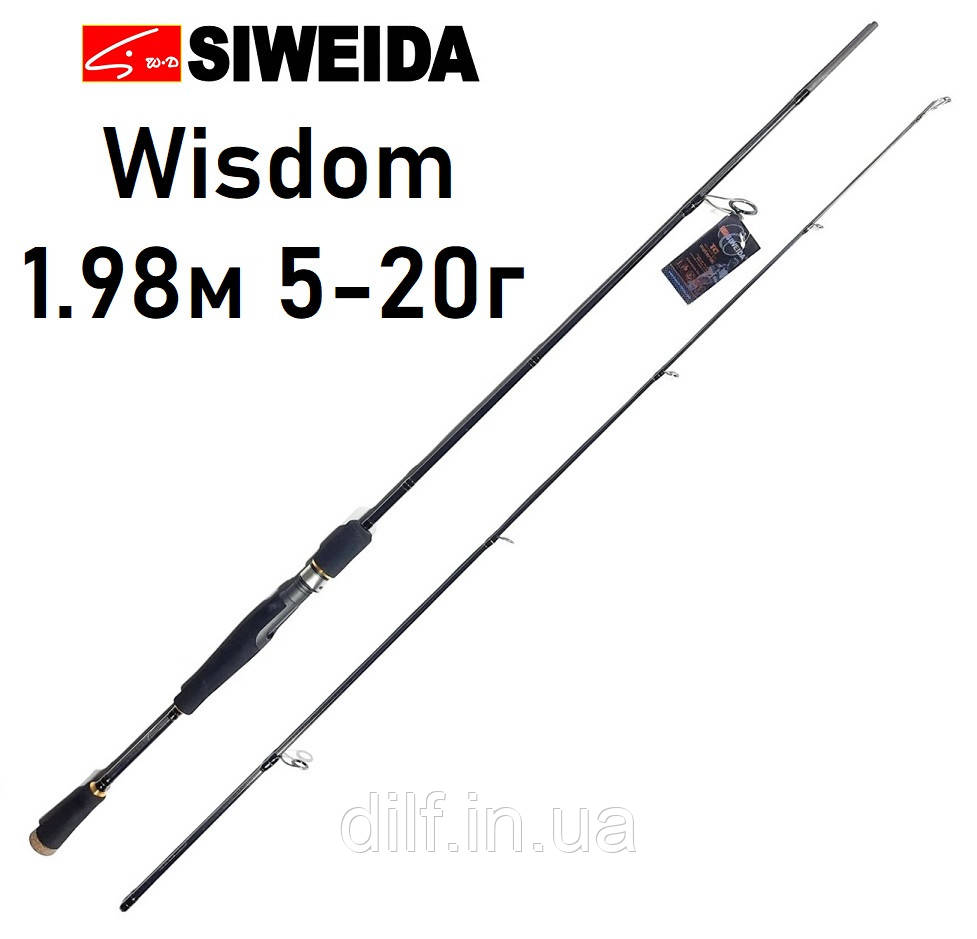 Спінінг SIWEIDA Wisdom 1.98м 5-20г карбон IM9 лайт