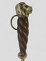 Якісна ложка для взуття Лев 73см бронза