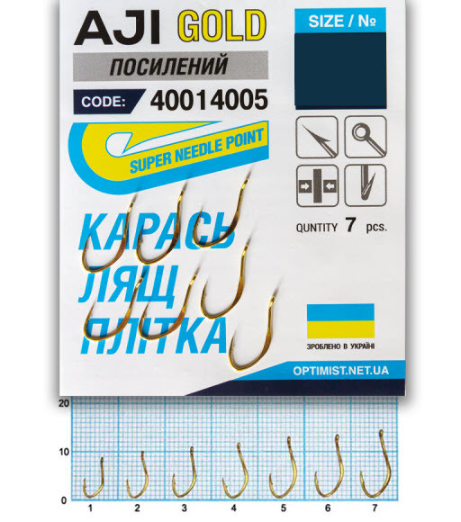 Гачок Optimist Aji Gold (посилений) BN № 5