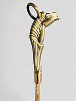 Ложка для взуття довга "Кінь" з бронзи 61.5см