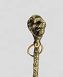 Якісна ложка для взуття Лев 61см бронза, фото 3