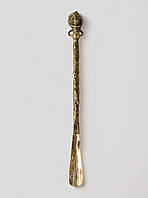 Якісна ложка для взуття Лев 61см бронза