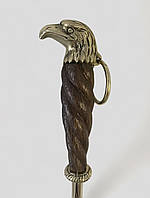 Якісна ложка для взуття "Орел" 73см бронза