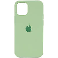 Чохол Silicone Case Full Protective (AA) для Apple iPhone 12 Pro / 12 (6.1") М'ятний / Mint
