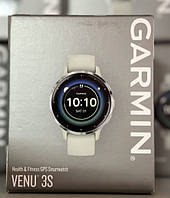 СМАРТ - Часы: Garmin Venu 3S Silver S. Steel Bezel w. Sage Gray Case.