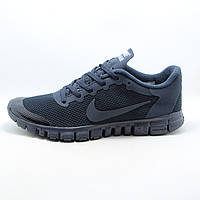 Мужские кроссовки Nike Free сетка, синие 37