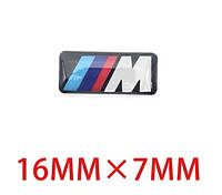 Наклейка BMW M БМВ М 16х7 мм на диск руль