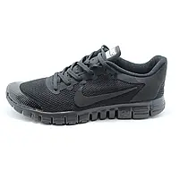 Женские кроссовки Nike Free сетка, черные 38