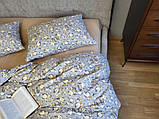 Постільна білизна фланель Фансі беж, фото 2