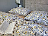 Постільна білизна фланель Фансі беж, фото 3