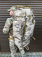 Тактический армейский рюкзак 120 л, мультикам
