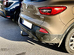Фаркоп Renault Kadjar 2015- (Рено Каджар) без підрізу бампера