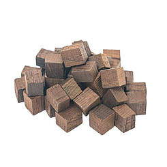 Дубові кубики маленькі 1X1X1 (сильно підсмажені)