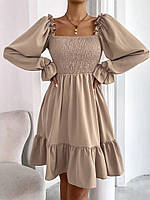 Женское стильное платье свободного кроя ткань: софт Мод 144