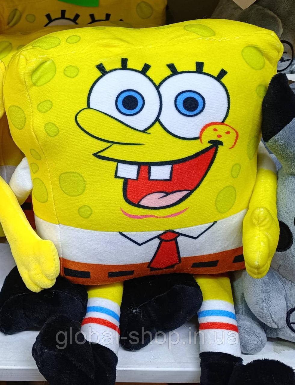М'яка плюшева іграшка "Губка Боб Квадратні Штани", Спанч Боб, Sponge Bob, 23см