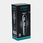 Професійна машинка для стрижки волосся 5Вт, VGR V-055 / Бездротовий тример для стрижки з насадками, фото 8