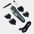 Професійна машинка для стрижки волосся 5Вт, VGR V-055 / Бездротовий тример для стрижки з насадками, фото 9