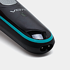 Професійна машинка для стрижки волосся 5Вт, VGR V-055 / Бездротовий тример для стрижки з насадками, фото 7