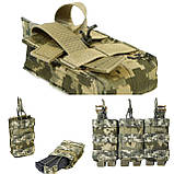 Плитоноска тактична піксель ВСУ Molle PL-002 (з подвійним швидким скиданням), фото 11