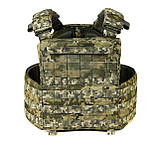 Плитоноска тактична піксель ВСУ Molle PL-002 (з подвійним швидким скиданням), фото 4
