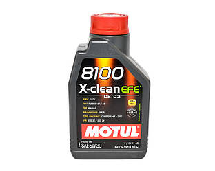 Моторна олива Motul 8100 X-clean EFE 5W-30, 1 л. - ACEA C2, C3
