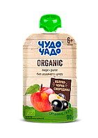 Пюре Чудо-Чадо органічне Яблуко та чорна смородина, 90 г